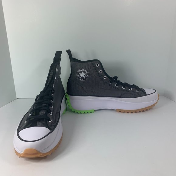 CONVERSE RUN STAR HIKE Men’s Size 13 CONCRETE HEAT BLACK / Ghost Green 167852C - Picture 7 of 11